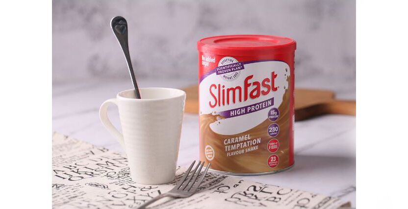 Ванильный молочный коктейль Ксиаоми Slimfastt Fiber Replacement Milkshake Vanilla Flavor 438g