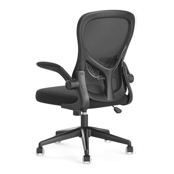 Кресло компьютерное HBADA ergonomic double-waisted waist computer chair HDNY163WM (Black) - 1