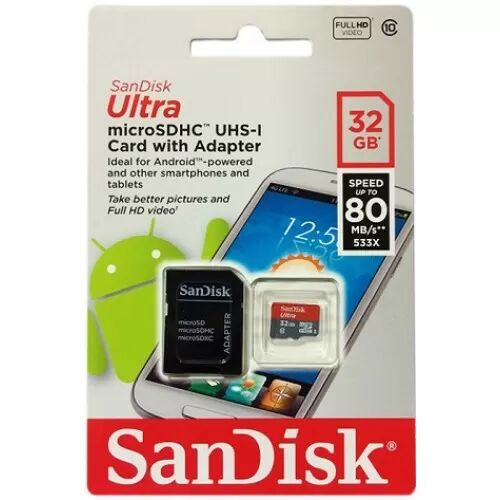 SanDisk Ultra microSD 32GB Class 10 - 4