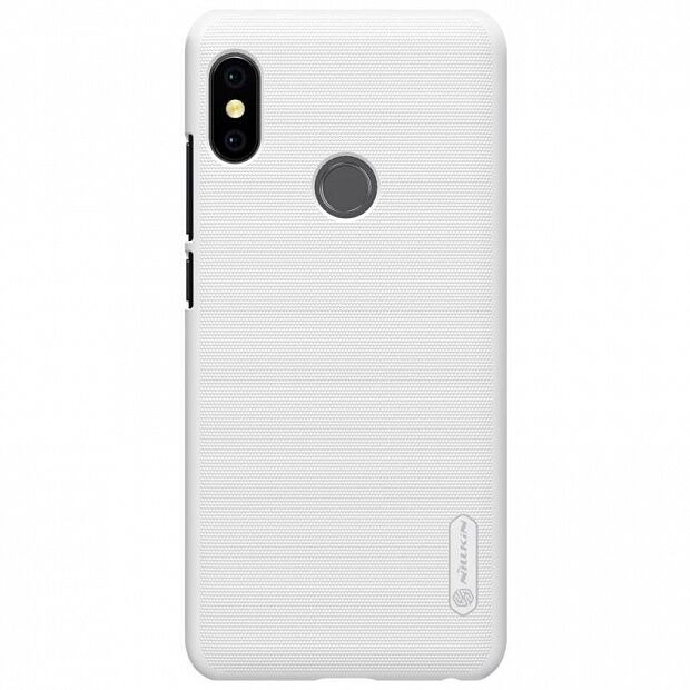 Чехол для Xiaomi Redmi Note 5 Pro Nillkin Super Frosted Shield (White/Белый) - 2