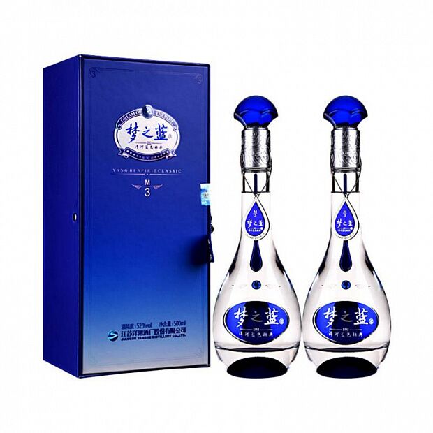 Ликер (2 бутылки по 550 мл.) Yahghe Sea Blue Classic Dream M3 52° : характеристики и инструкции - 1
