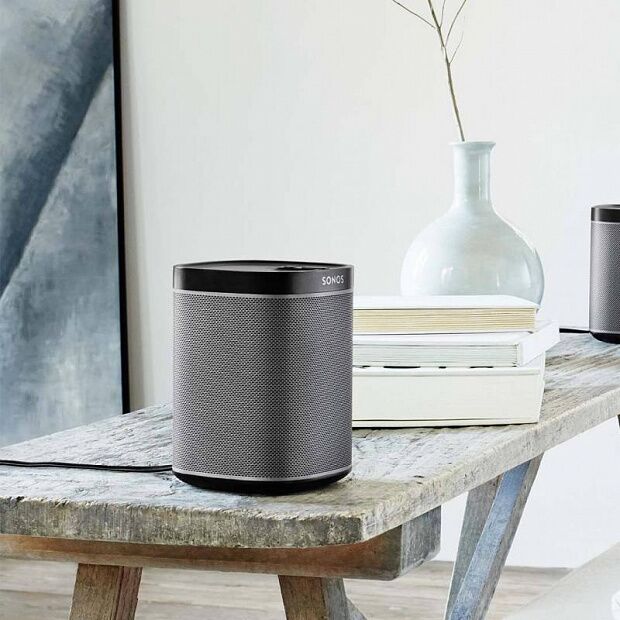 Портативная колонка Sonos Play 1 Home Smart Speaker (Black/Черный) - 3