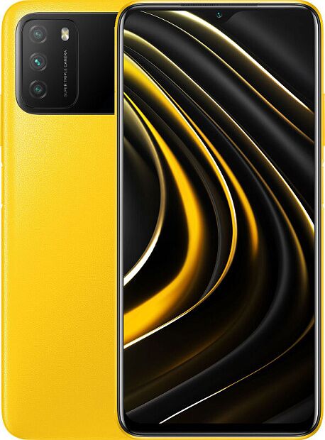 Смартфон Poco M3 4/128GB (Yellow) - 1