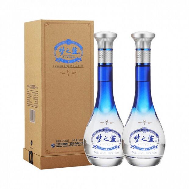 Ликер (2 бутылки по 520 ml.) Yahghe Sea Blue Classic Dream M1 : характеристики и инструкции - 1