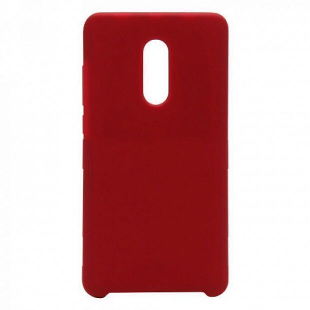 Силиконовый чехол для Xiaomi Redmi Note 4X Silicone Case (Red/Красный) 