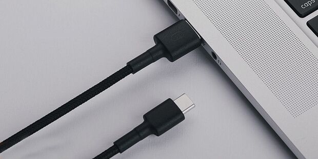 Кабель Xiaomi Mi Braided USB Type-C Cable 1m (Black) - 3