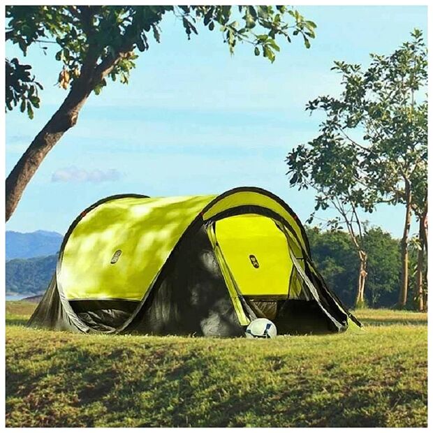 Туристическая двухместная палатка ZaoFeng Camping Double Tent (Green/Зеленый) - 4