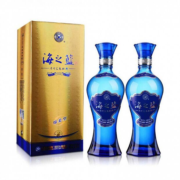 Ликер (2 бутылки по 520 ml.) Yahghe Sea Blue Ultimate Edition Soft And Fragrant 52° : отзывы и обзоры - 3