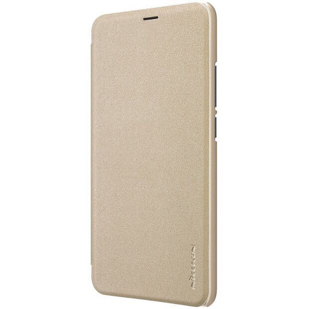 Чехол-книжка для Xiaomi Mi 8 SE Nillkin Sparkle Leather Case (Gold/Золотистый) - 5