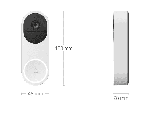 Умный дверной видеозвонок Xiaomo Intelligent Visual Doorbell (White/Белый) - 3