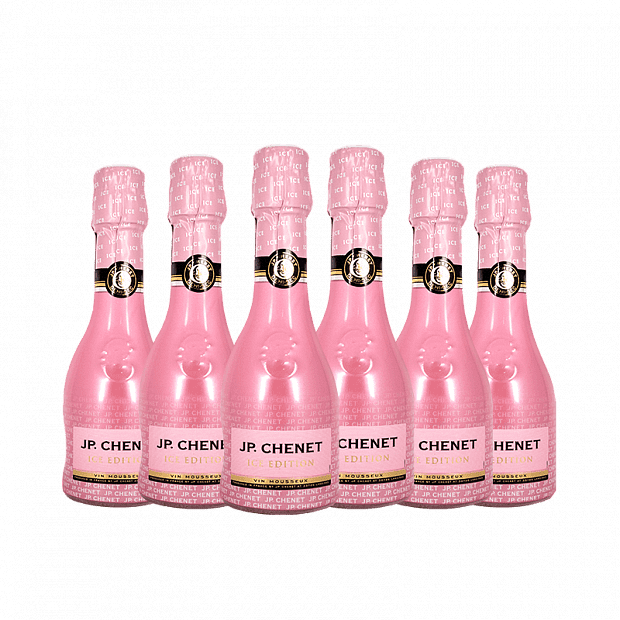 Шампанское (6 штук по 200 мл.) Xiaomi Jp.Chenet Chilled Champagne (Pink/Розовый) : отзывы и обзоры 