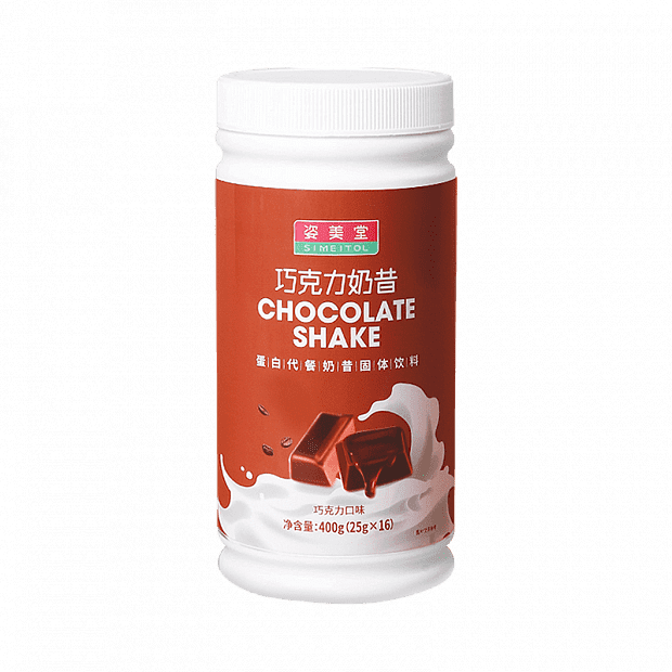Шоколадный молочный коктейль Xiaomi Simeitol Zimeitang Meal Replacement Solid Drink 400g : характеристики и инструкции 